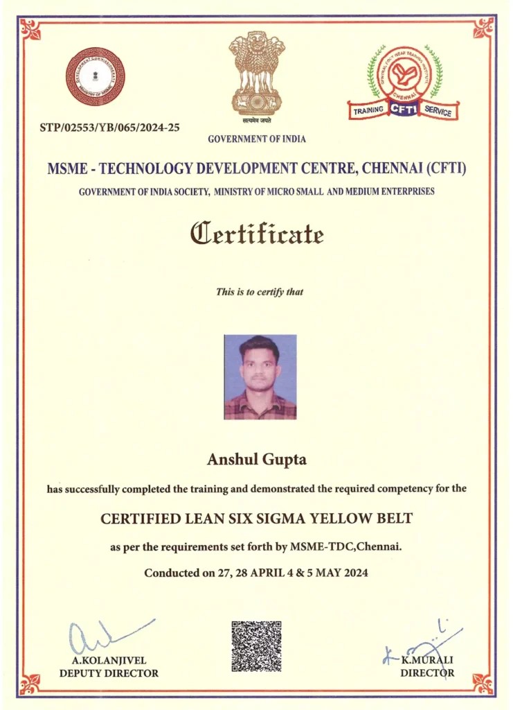 yb cert Vision Excellence